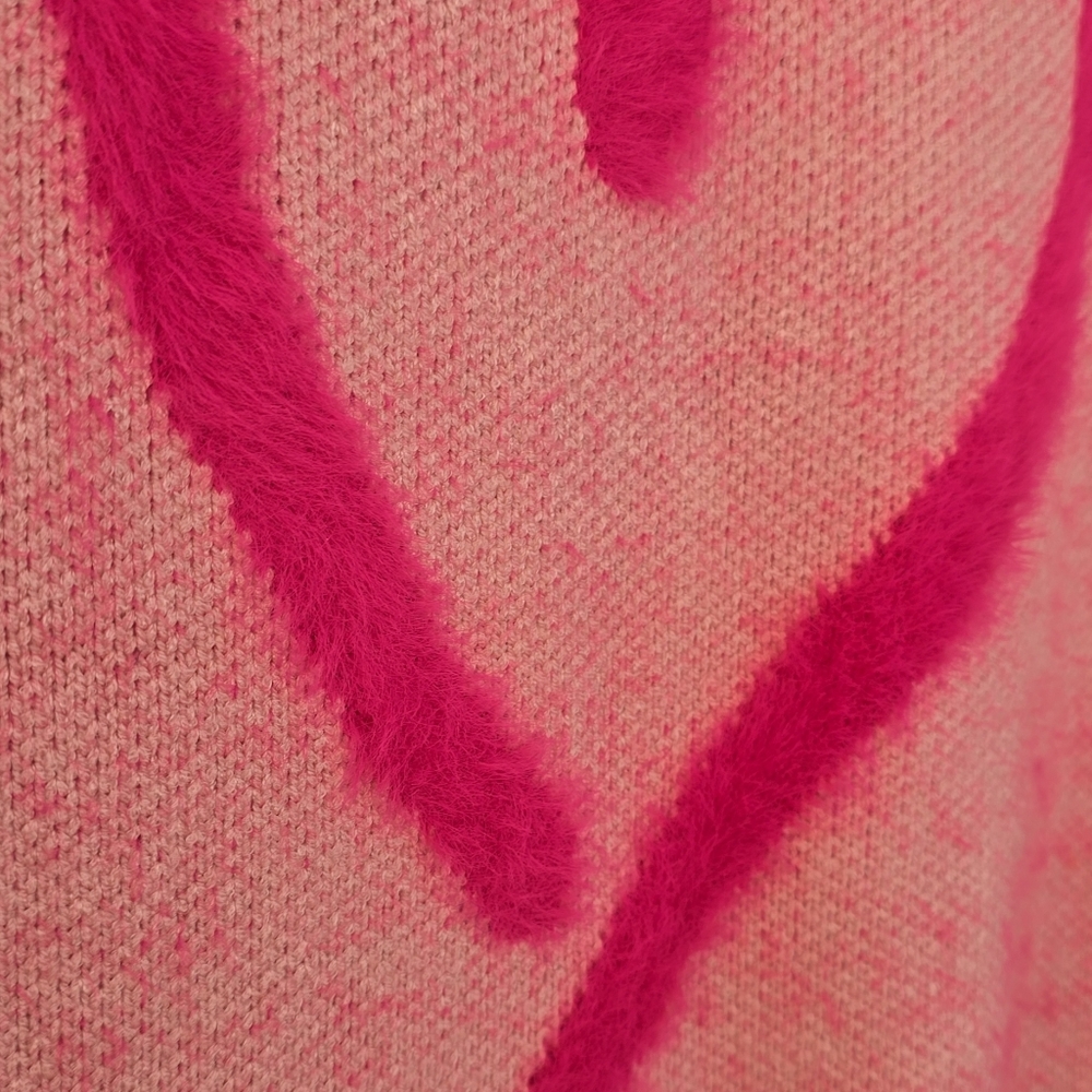 Saachi Wispy Heart Tunic Sweater One Size - Picture 6 of 10